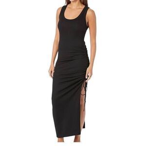Micheal stars NWT women’s black, marine maxi side slit, dress size XL